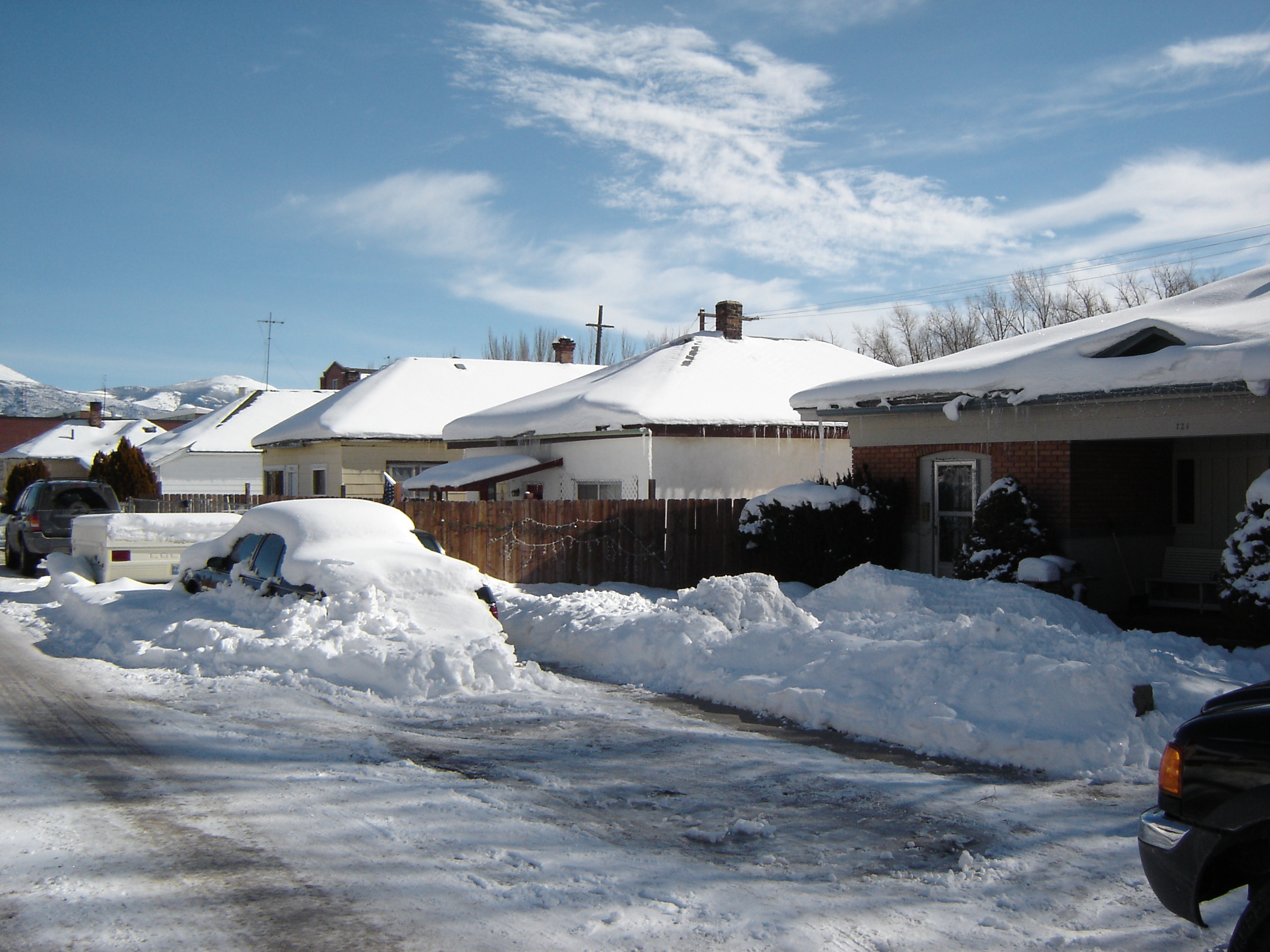 Snow in Ely NV